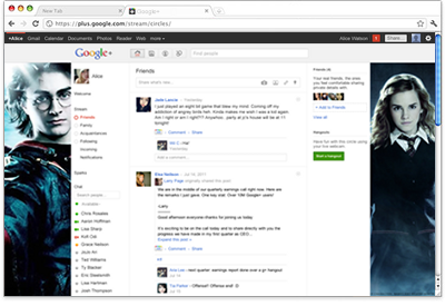 Расширение Layouts для пользователей Google+