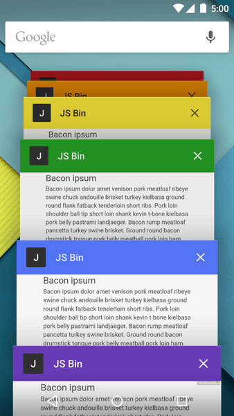 Поддержка theme-color в Google Chrome 40 для Android