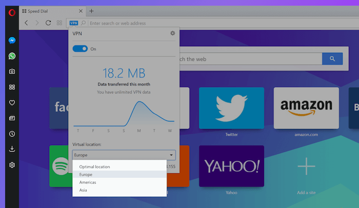 Opera перевозит VPN на свои сервера