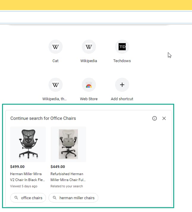 В Google Chrome встроят продажу товаров